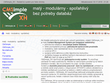 Tablet Screenshot of cmsimple.sk