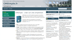 Desktop Screenshot of cmsimple.fr