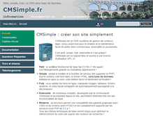 Tablet Screenshot of cmsimple.fr
