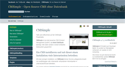 Desktop Screenshot of cmsimple.org