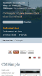 Mobile Screenshot of cmsimple.org