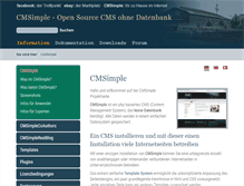 Tablet Screenshot of cmsimple.org